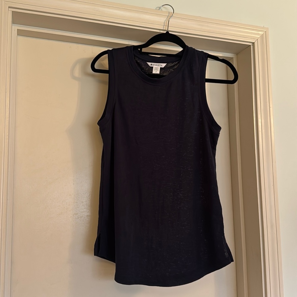 Athleta NAVY tank size S